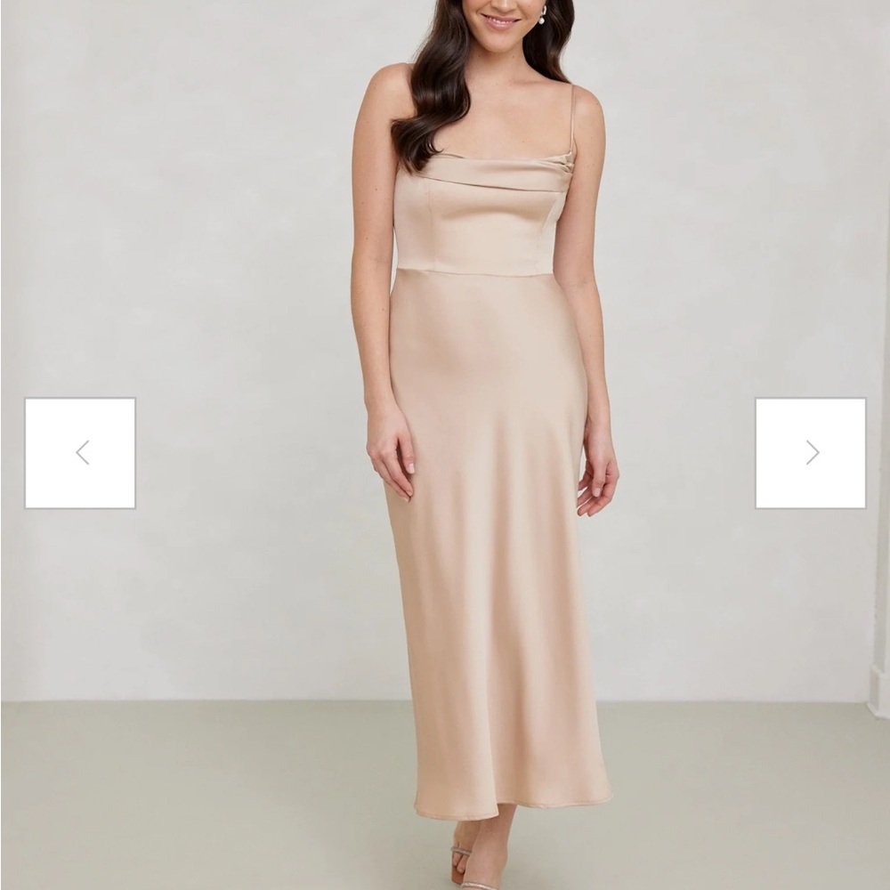Park & Fifth Rosedale dress, gold, size XL